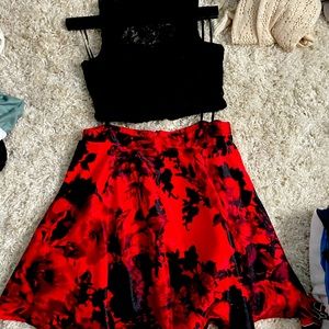 2 piece homecoming dress